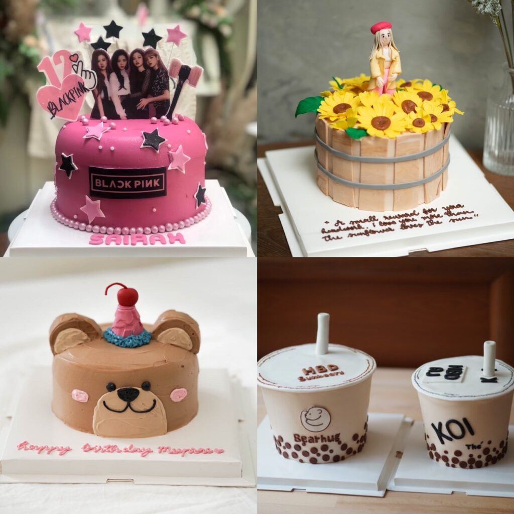 Girlfriend / Birthday girl cake<br>เค้กวันเกิดผู้หญิง
